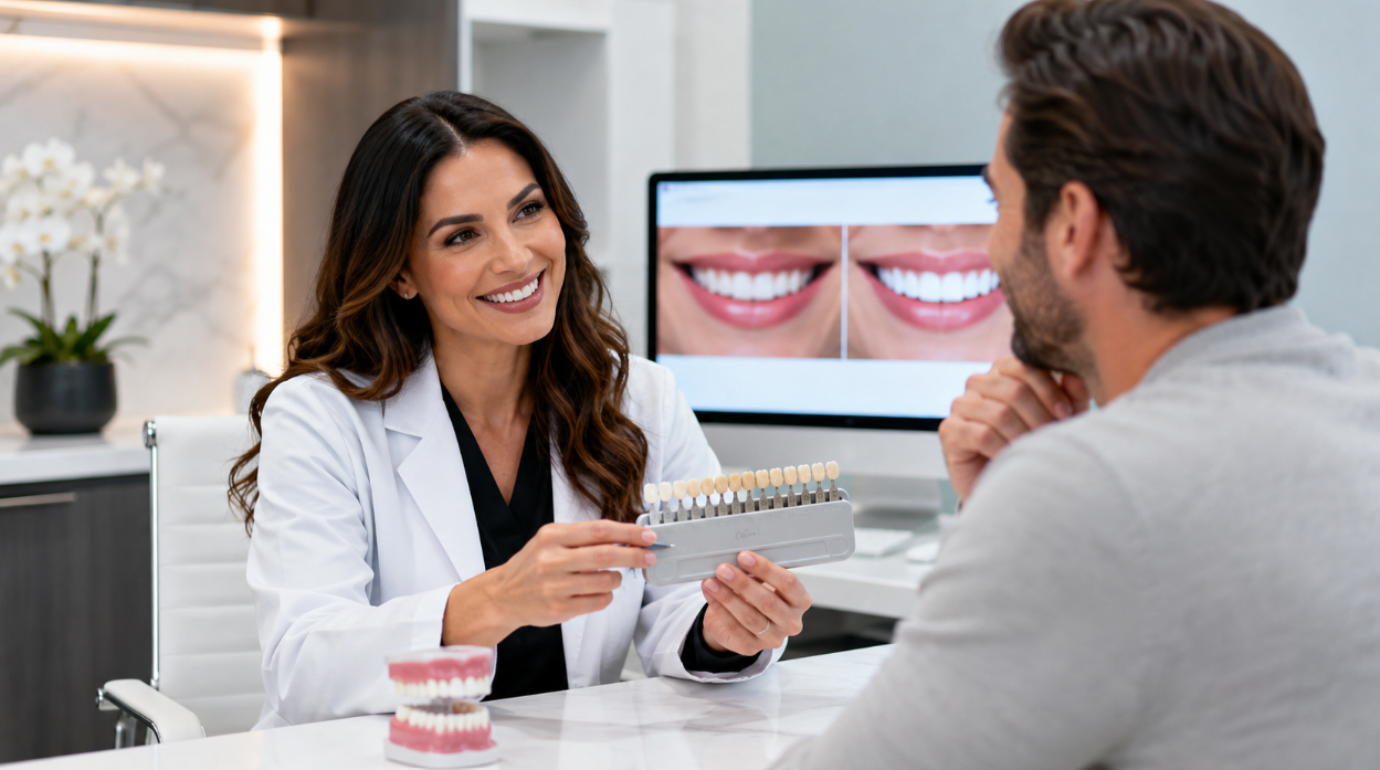veneers vs teeth whitening